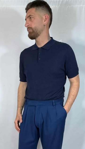 POLO IN FILO CON BOTTONI