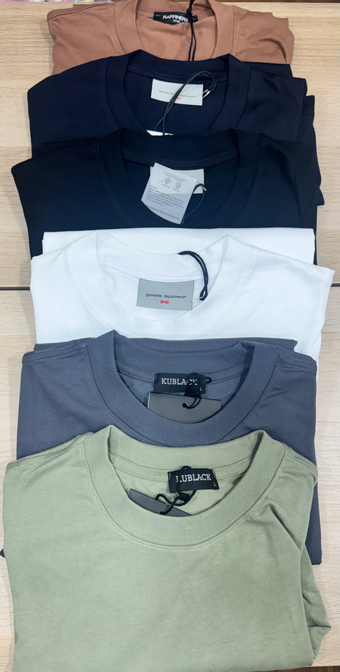 T-SHIRT BASIC COLLO A GIRO