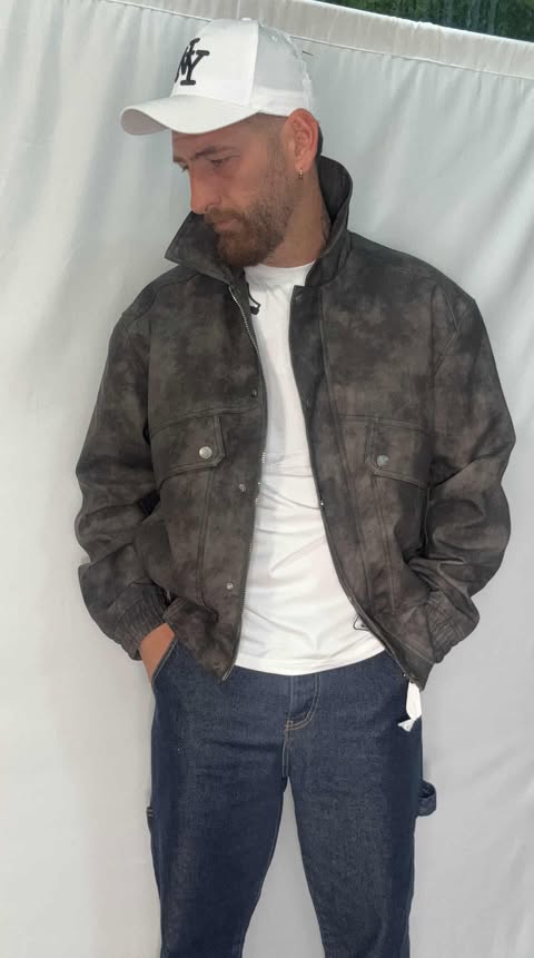 GIUBBOTTO BOMBER ECOPELLE